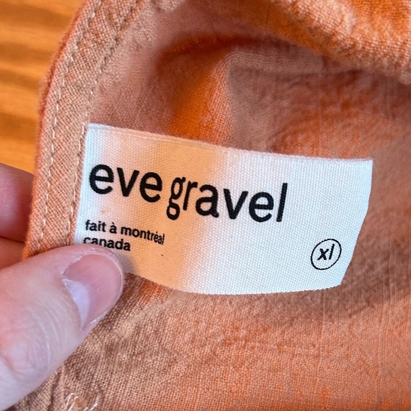 Eve Gravel Astrae Mini Cutout Dress Peach Blossom Tan XL - Picture 12 of 12